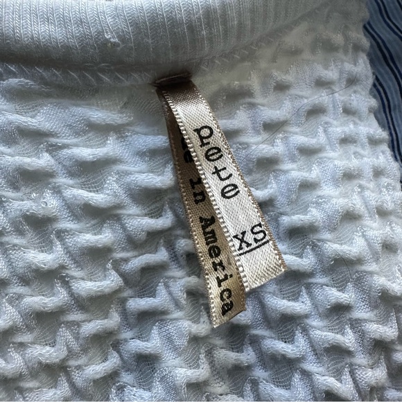 Pete Blue Crochet‎ Tank Top Stripes Size XS - Picture 3 of 3